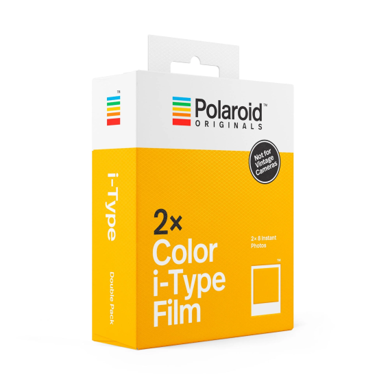 POLAROID 寶麗來 Color i-Type Film Double Pack 白框 (6009)  即影即有菲林相紙