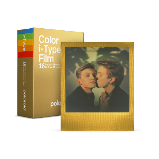 POLAROID 寶麗來 Color i‑Type Film Double Pack 金框 (6034)  即影即有菲林相紙